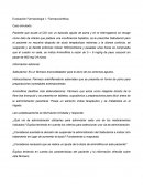 Evaluación Farmacología I : Farmacocinética.