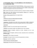 Actividades tema 1: El desarrollo tecnológico y la calidad de vida