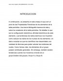 Propiedades Periodicas de los elementos de la tabla periódica