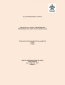 TECNOLOGO PROCESAMIENTO DE ALIMENTOS.