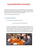 Procedimientos Concursales