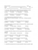 Examen de idioma Castellano.