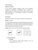 Es una colección, agrupación, asociación, reunión, unión de integrantes homogéneos o heterogéneos, de posibilidades reales o abstractas. Los integrantes pueden ser números
