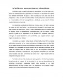 La familia como apoyo en la independencia