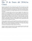 Mi primer día en matemáticas. Ensayo