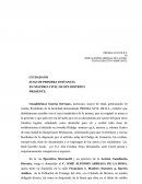 Demanda ejecutiva mercantil.