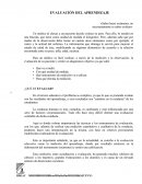LA EVALUACIÓN DEL APRENDIZAJE.