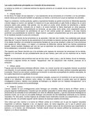 Las cuatro tradiciones principales en el estudio de las emociones.