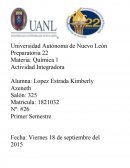 Química 1 Actividad Integradora
