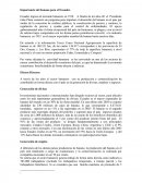 Por varias décadas la actividad bananera se ha convertido en uno de los sectores de mayor contribución al desarrollo económico del país, ya que ha dinamizado la economía ecuatoriana beneficiándola de forma directa e indirecta.