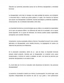 Discapacidad y diversidad funcional.