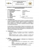 EXPERIENCIA CURRICULAR DE TÉCNICAS DE SELECCIÓN, ANÁLISIS Y EVALUACIÓN DE PUESTOS