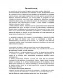 Percepción social La reacción que tenemos cuando alguien se acerca a nosotro