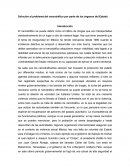 Solución al problema del narcotrafico por parte de los órganos del Estado