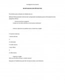 INVESTIGACION CON MÉTODO PICO