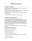 IMPRENTA DE EL UNIVERSAL Características de la Maquina