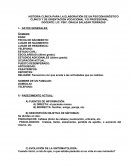 HISTORIA CLINICA PARA LA ELABORACION DE UN PSICODIAGNOSTICO