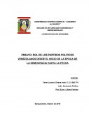 Ensayo: partidos políticos