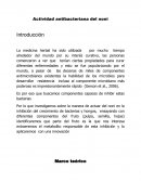 Actividad antibacteriana del noni