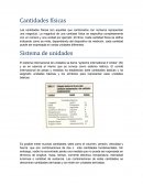 Cantidades físicas , magnitudes