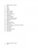 Planeación general de la empresa