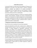 Análisis Macroeconómico.Perspectivas económicas para la económica global