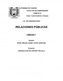 RELACIONES PÚBLICAS UNIDAD I EL RETO DE LAS RELACIONES PÚBLICAS