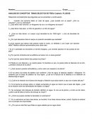 ANALISIS DE CONCEPTOS TEMAS SELECTOS DE FÍSICA Capitulo I FLUIDOS