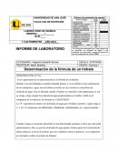 Formula de un hidrato