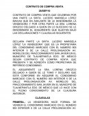 CONTRATO DE COMPRA VENTA QUE CELEBRAN POR UNA PARTE