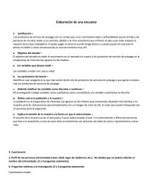 Elaboración de una encuesta. Página 1