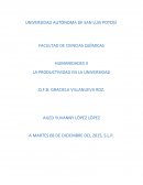 MI PRODUCTIVIDAD EN LA UNIVERSIDAD