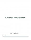 Proceso de la investigación cientifica.