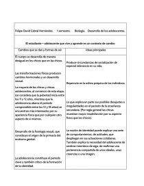 El estudiante – adolescente que vive y aprende en un contexto de cambio. Página 1