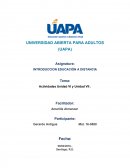 Instroduccion a la educación a distancia tema 6 y 7 UAPA