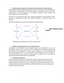 Diferencias desde el punto de vista atómico entre enantiómeros y diastereómeros