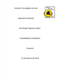 Proyecto de Probabilidad y Estadistica. Página 1