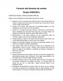 Funcion del gerente de ventas