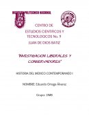 Investigacion Liberales y Conservadores