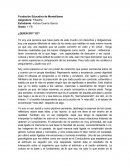 ENSAYO - ¿QUIEN SOY YO?