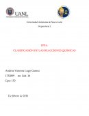 CLASIFICASION DE LAS REACCIONES QUIMICAS