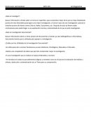 Que es Investigar y la Investigación Documental?