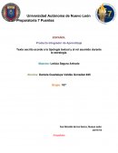 Producto Integrador de Aprendizaje Texto escrito acorde a la tipología textual y al rol asumido durante la estrategia.