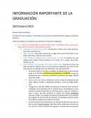 El motivo de este mensaje es comentarles lo que les hemos estado diciendo a algunos las últimas semanas.