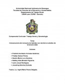 Consecuencia del consume de bebidas con alcohol en adultos de la tercera edad