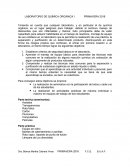 LABORATORIO DE QUÍMICA ORGÁNICA I