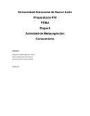 Actividad de Metacognición Consumismo.