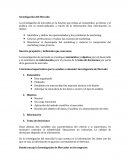 Investigacion de Mercado. Nuestro propósito / definición que usaremos