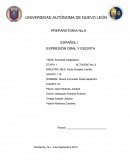 EXPRESIÓN ORAL Y ESCRITA TEMA: Actividad integradora