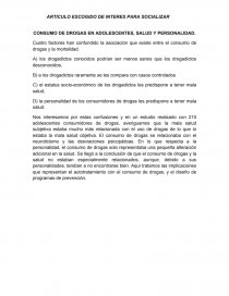 LAS ADICCIONES EN LA INFLUENCIA EN EL COMPORTAMIENTO HUMANO. Página 5